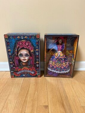 Barbie Día de Muertos Doll – Purple, Pink, Yellow, Blue